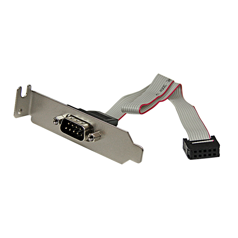 You Recently Viewed StarTech PLATE9MLP 9 Pin Serial Male to 10 Pin Motherboard Header LP Slot Plate Image